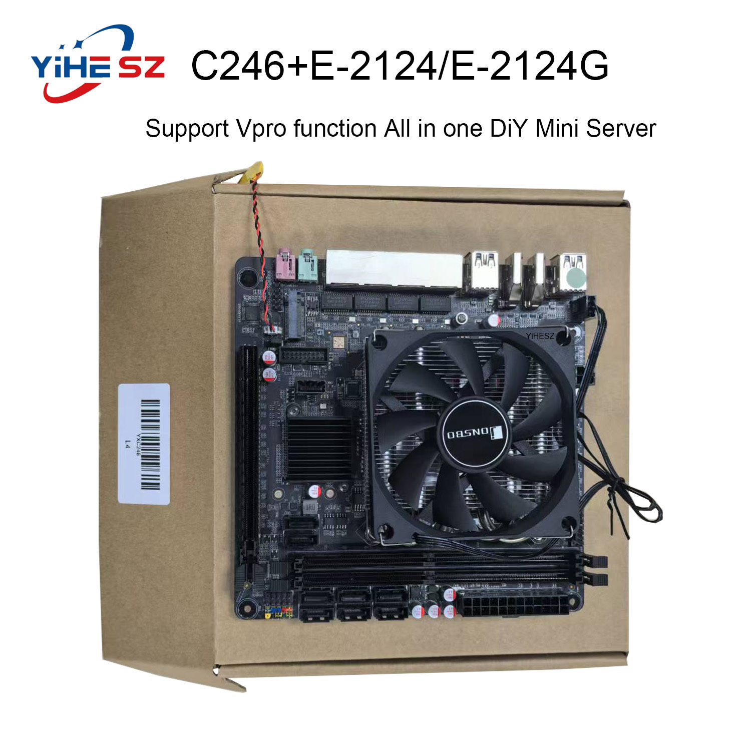 Nas Motherboard 8 Sata Mini Itx - Motherboard E-2124/2124G C246 Vpro NAS 8SATA