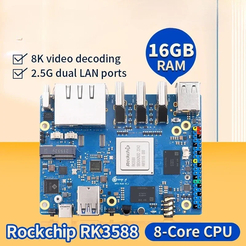 Komputer Papan Tunggal 16G R-A - Orange Pi 5 Plus 16Gb ulasan dan harga
